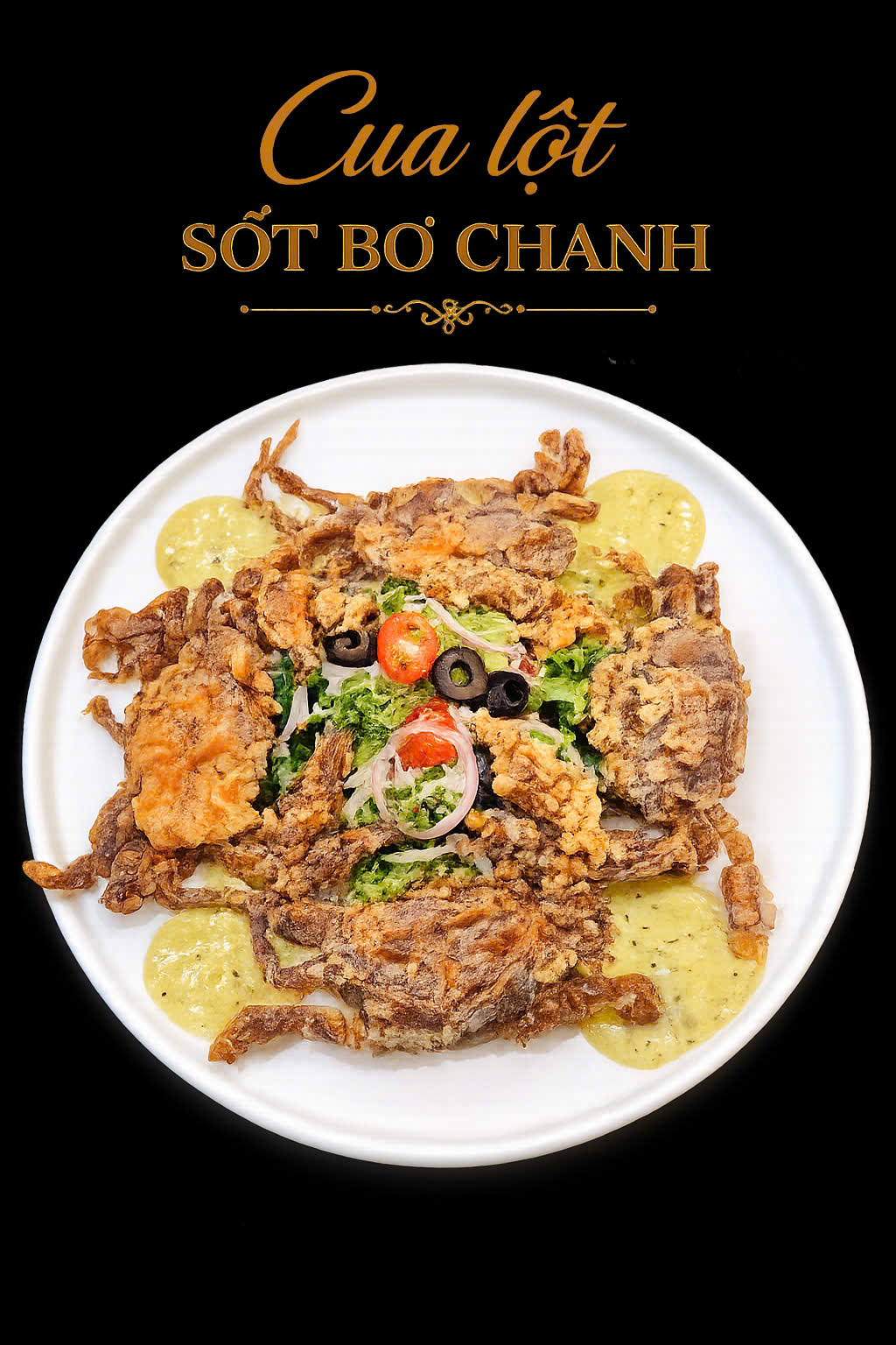 Cua lột sốt bơ chanh